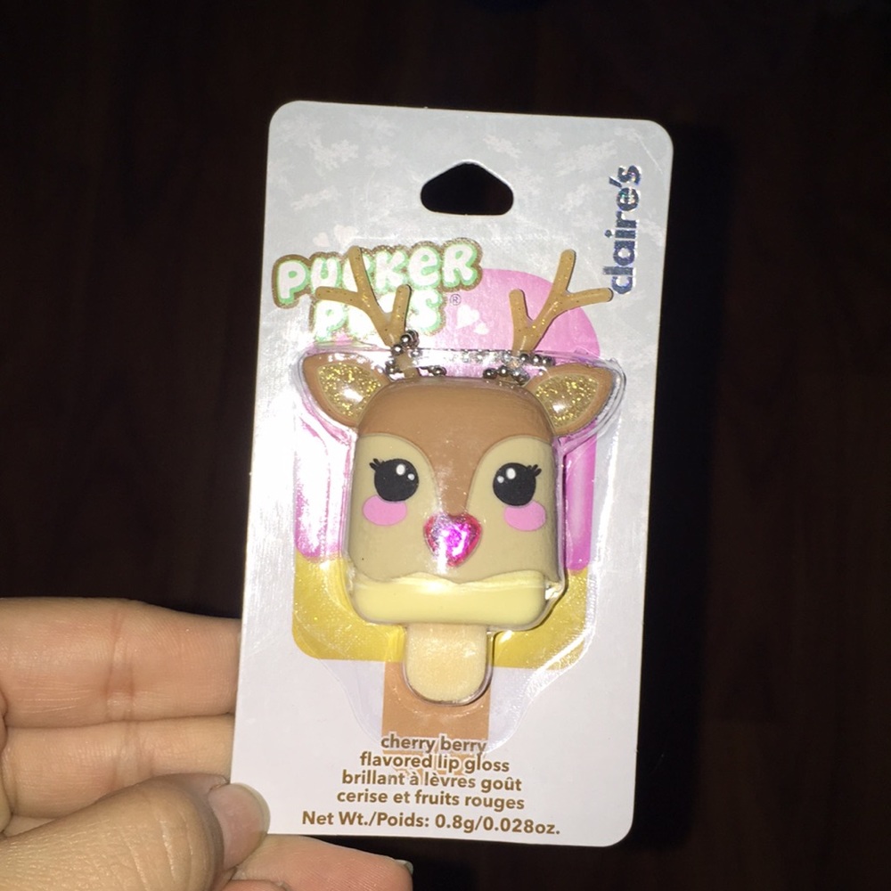 Reindeer cherry berry lip balm